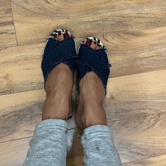 Castaner Women's Navy Espadrille Slide Sandals - Picture 5 of 6